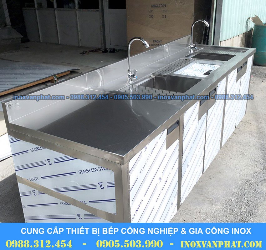 Quầy pha chế inox