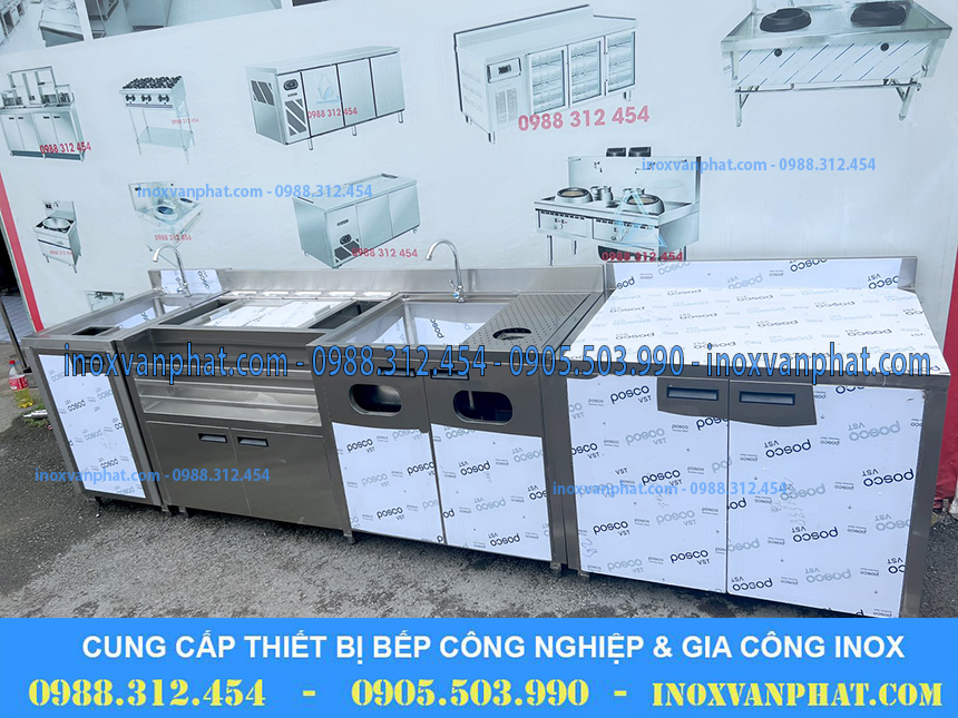 Quầy pha chế inox 