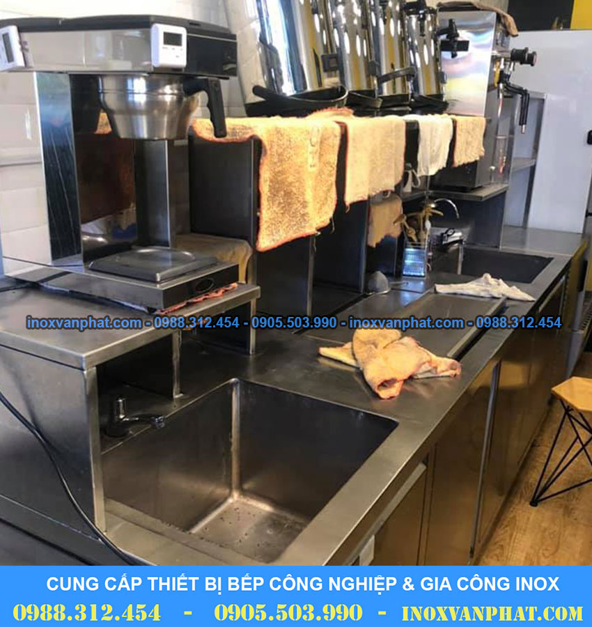 Quầy trà sữa inox
