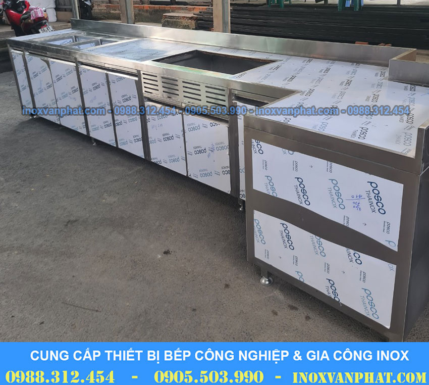 Quầy trà sữa inox