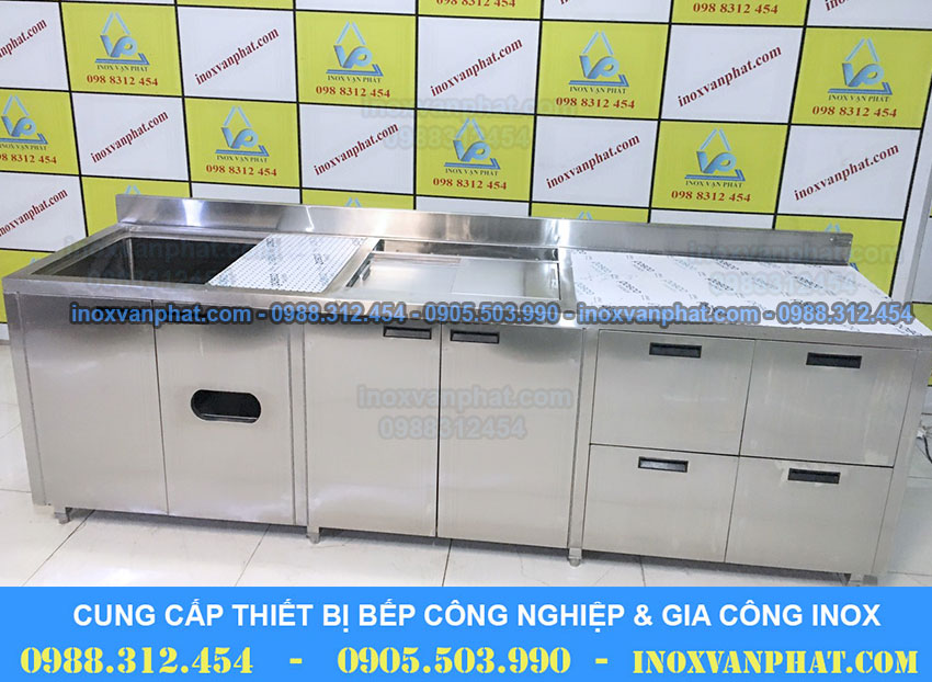 Quầy trà sữa inox