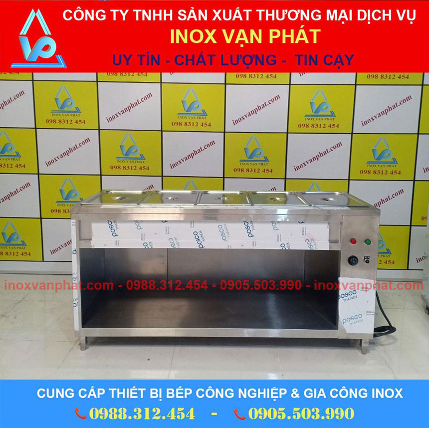 Tủ hâm nóng thức ăn sản xuất tại Inox Vạn Phát