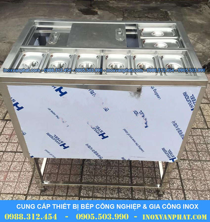 Thùng đá có topping