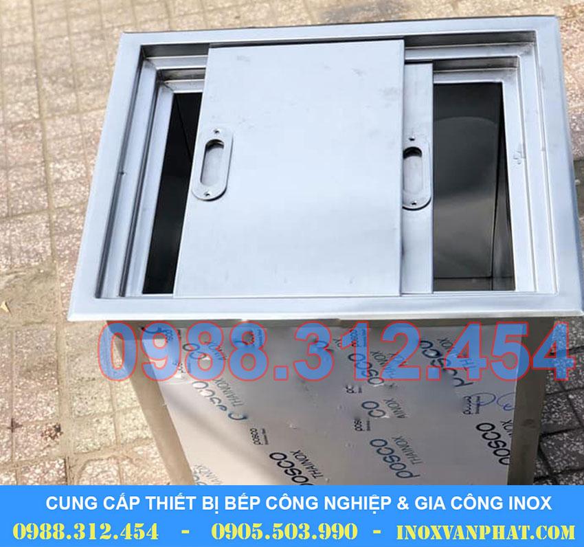 Thùng chứa đá inox