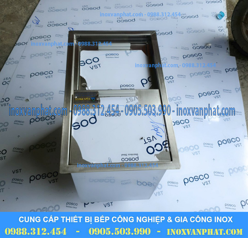 Thùng chứa đá inox