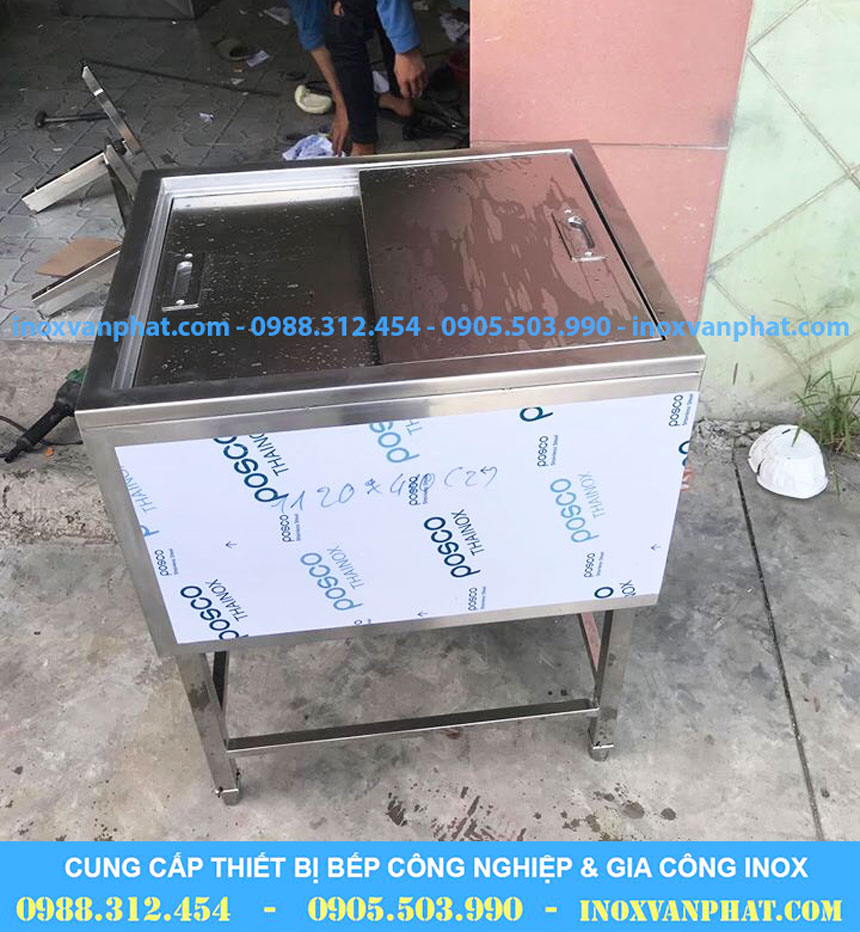Thùng đá inox quầy bar