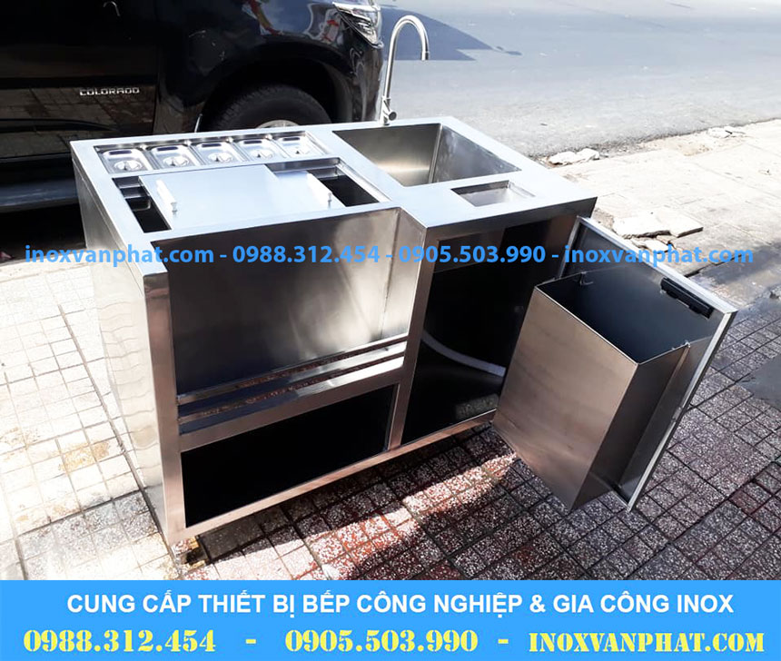Thùng chứa đá quầy bar