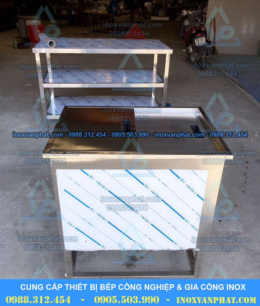 Thùng đá inox quầy pha chế