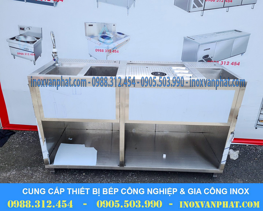 Thùng chứa đá inox