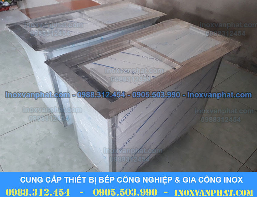 Thùng đựng đá inox Vạn Phát