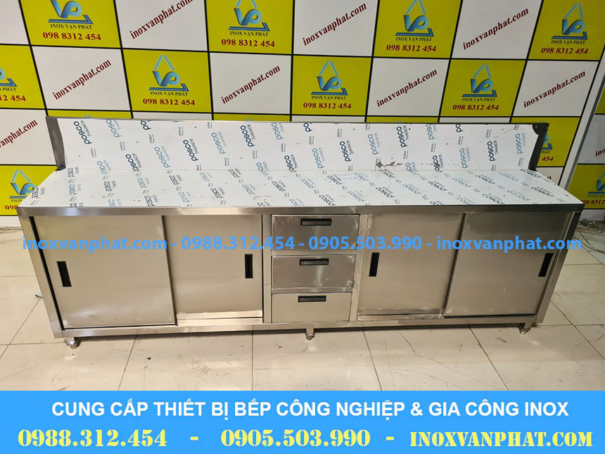Tủ inox công nghiệp giá cạnh tranh