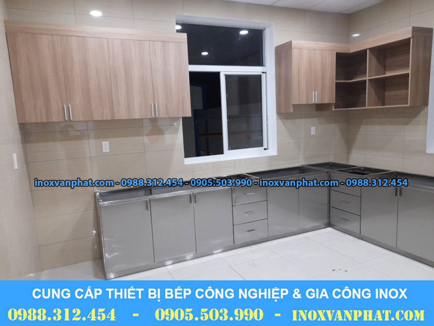 Tủ bếp inox 304 hiện đại