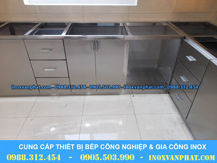 Tủ bếp cửa lùa chất lượng