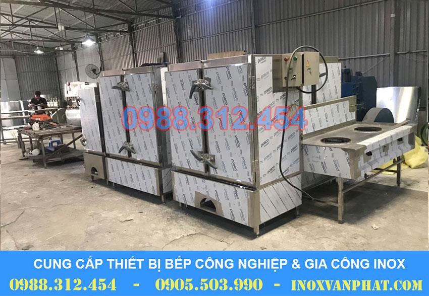 Tủ nấu cơm sản xuất tại Inox Vạn Phát