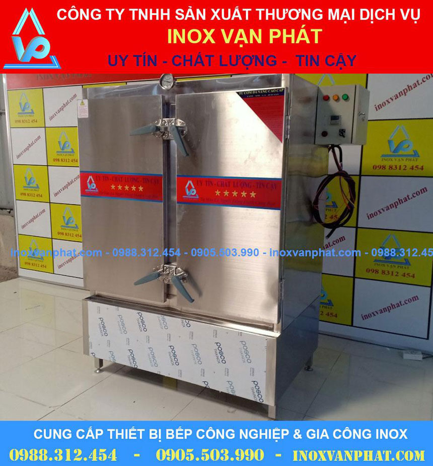 Tủ nấu cơm inox cao cấp 