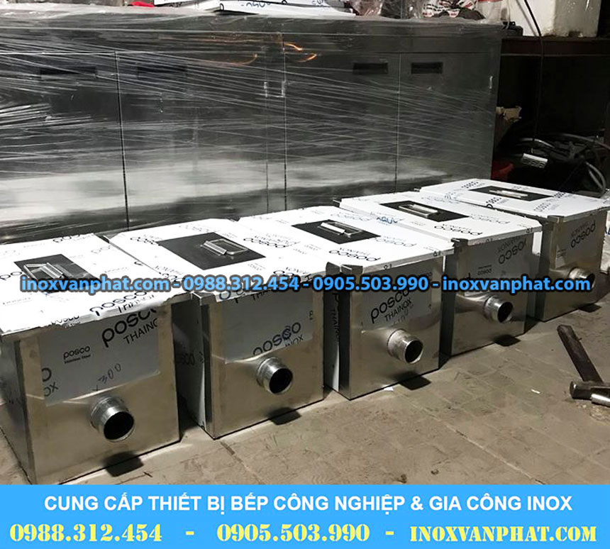Bẫy mỡ inox sản xuất tại Inox Vạn Phát