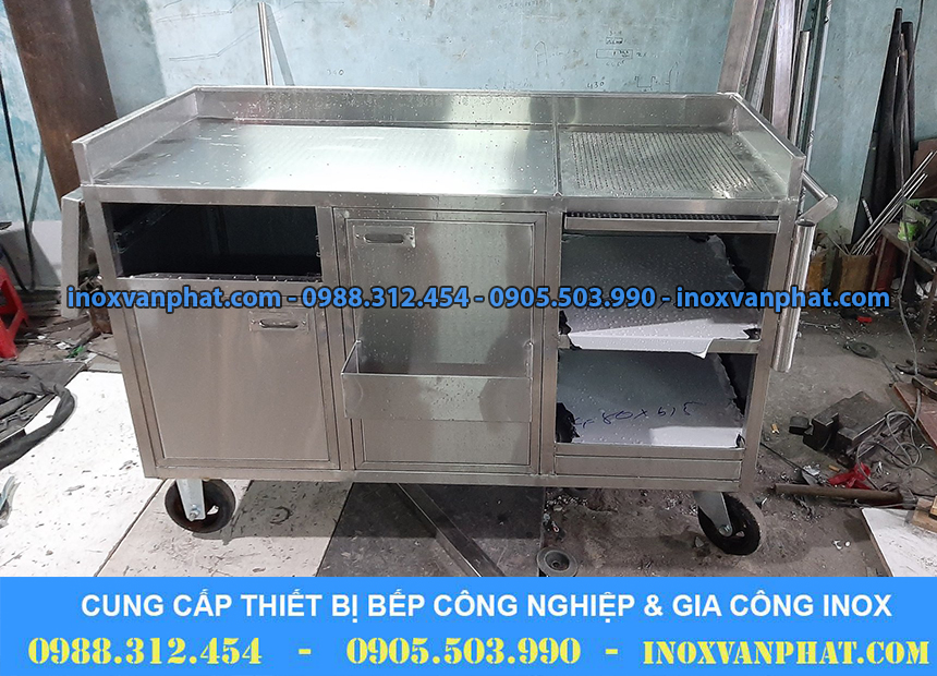 Xe đẩy inox giá cạnh tranh